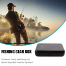 Multifunctional Plastic Fishing Tackle Box Fishing Bait Lure Hook Holder Case