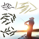 40pc Fishing Tackle carp lead clips Quick Change swivels Anti Sleeve