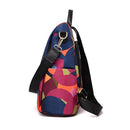 Women Oxford Travel School Bags Girls Anti Theft Backpacks (Multicolor)