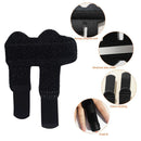 Finger Brace Support Hand Splint Fix Protector for Arthritis Joint (Black)