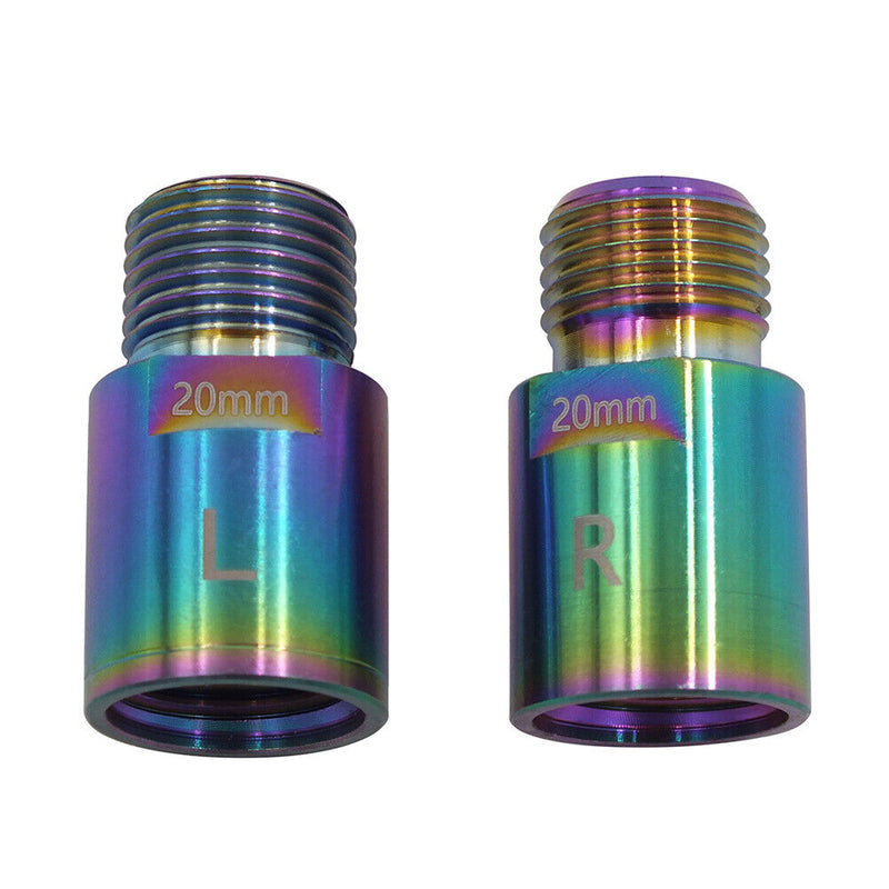 #A Mountain Bike Pedal Extension Bolts Spacers Axle Crank for MTB Pedal Accessor