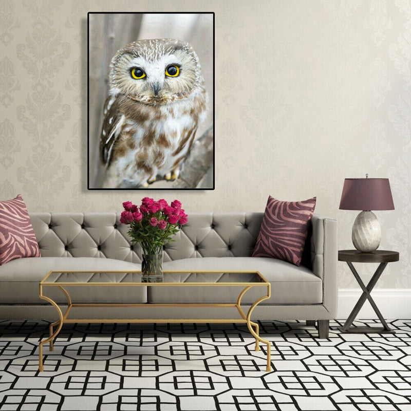5D DIY Diamond Painting Full Drill Mosaic Kits Owl Cross Stitch Embroidery Decor