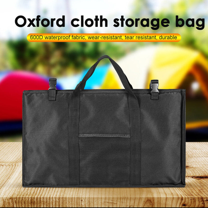 Hiking Camping Tent Folding Table Storage Bag Oxford Waterproof Picnic BBQ Po