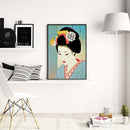 DIY Painted On Canvas Artwork Various Female Modern Oil Painting By Numbers
