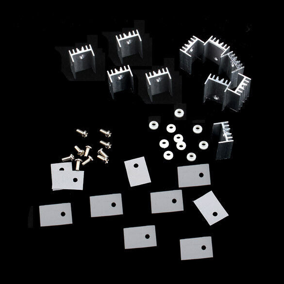 Hot Selling 10pcs/Lot Heatsink Heatsink with Screw Sets for TO-220 Ho
