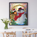 Special Shaped Snowman 5D DIY Diamond Painting Handwork Kit Home Decor Craft