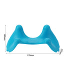 Portable Plastic Manual Cervical Massager Shoulder Head Back Tool (Blue) Newly