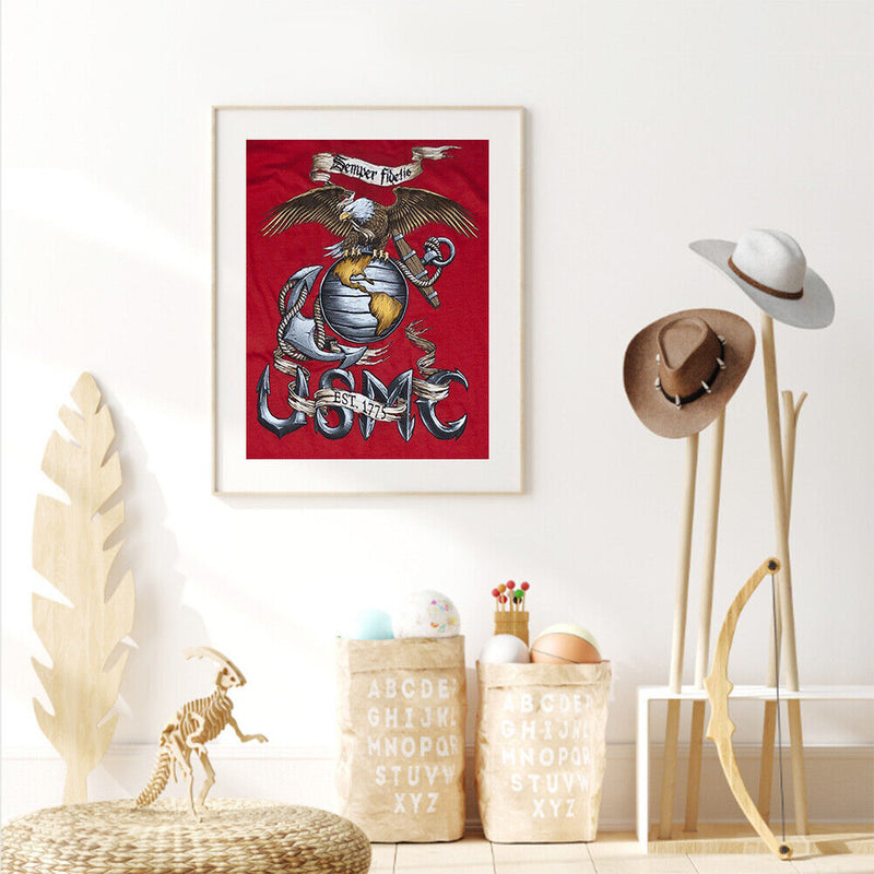 5D Rhinestone DIY American Eagle Full Round Drill Diamond Painting Ornaments Kit