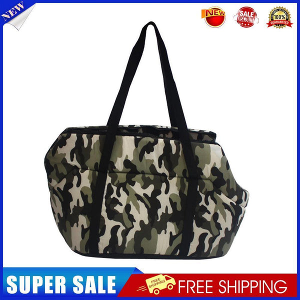 Travel Shoulder Slings Carrying Bag Pet Cat Dog Carrier Handbag Camouflage