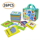 Interactive Puzzle Educational Early Learning Reading Book Kids Cloth Book