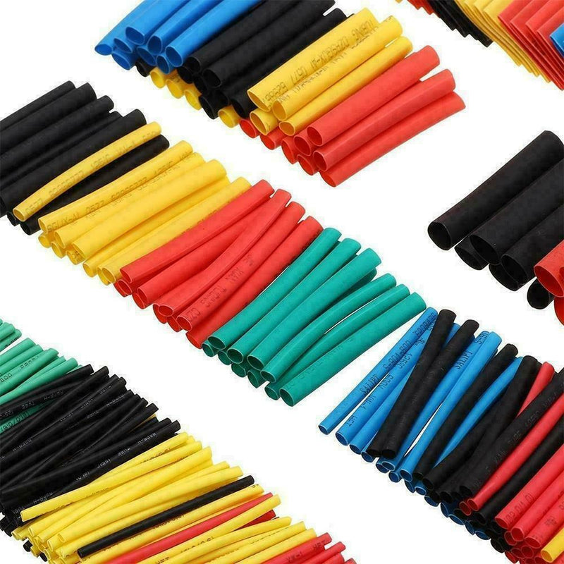 328x Car Assorted Electrical Cableeat Shrink Tube Tubing Sets Sleeves Wrap G2V2