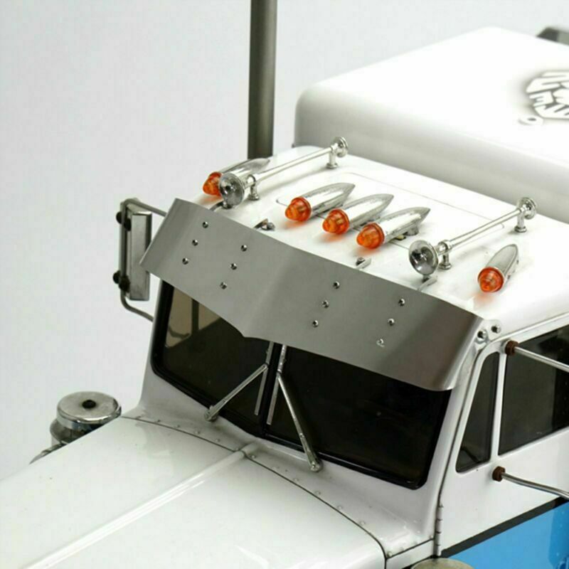 1/14 Metal Sun Visor Plate for Lesu TAMIYA RC KING HAULER Tractor Truck DIY Car