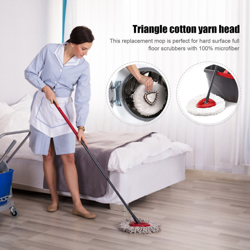 Triangle Cotton Yarn Head Replacement Mop Cloth Newly