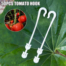 50pcs Plant Grape Vines Support Clips Trellis Fruit Cherry Tomato Ear Hook Newly