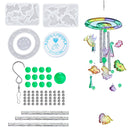 Epoxy Molds Wind Bell Mold with Craft Supplies for Home Garden Decor - 72 Pcs