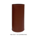 Gas Tank Protective Cover Long PU Leather Case Fuel Cylinder Storage Container