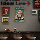 Napkin Rabbit Retro Metal Plate Tin Sign Plaque Poster for Bar Club Cafe