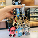 Pendant Cartoon Gift Animal Trend Silica gel Key buckle Key chain