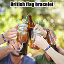 British Union Jack Bracelet Flag Mens Ladies Stretch Jubilee Party Platinum A0K0