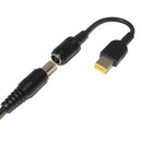 For Lenovo Thinkpad Round Jack to Square Plug Adapter Charger Power Converter`