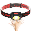 Powerful LED Headlamp Headlight USB COB Waterproof Outdoor Sports Torch Lamps