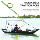 Fishing Rod Pole Coiled Lanyard Cord Tie Rope Rowing Boat Accessory (Green)