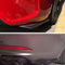 2pcs Car Rear Bumper Spoiler Canards Scratch Protector Diffusers (Black)