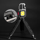 Pocket Keychain Flashlight Tripod Work Light Bracket for Outdoor Camping Fi
