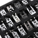 32 PCS Domestic Sewing Machine Foot Feet For Brother Singer Set