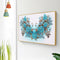 Diamond Painting Kit 5D Special Shaped DIY Blue Flowers Rhinestone Pictures