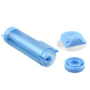 Hanging Rolling Tube Toothpaste Squeezer Facial Cleanser Dispenser (Blue) Newly