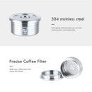 Reusable Coffee Capsule Stainless Filter Pod for DELTA Q Espresso Maker (A)