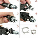 12.5-23.5mm Pipe Clips Single Ear Clamps Hose Clamp Ear Plus Clamps O-Clips