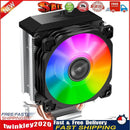 CR1200E 2 Heat Pipes CPU Cooling Fan RGB 3 Pin Heatsink Cooler Radiator Newly