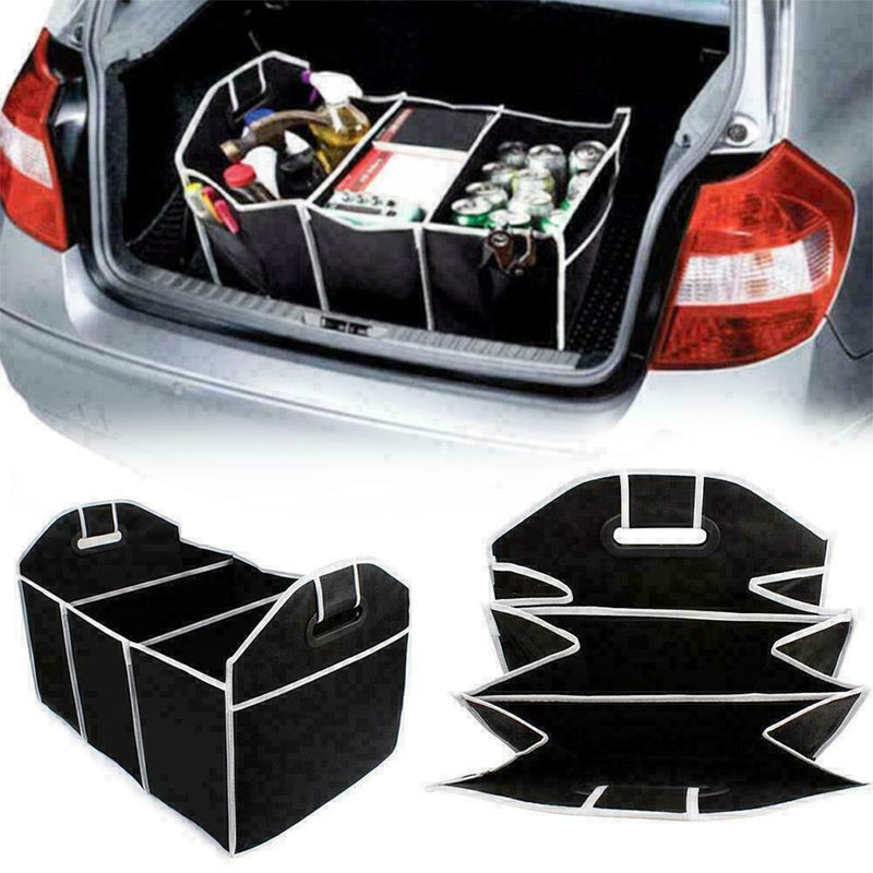 Car Trunk SUV Cargo Organizer Foldable Caddy Storage V4B3 Collapsib Top F4L7