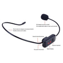 RadioFM Wireless Headset Microphone Handsfree Megaphone Mic for Loudspeaker