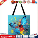 Butterfly Printed Shoulder Shopping Bag Casual Large Tote Handbag (40*40cm)