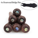 Classical Style Rosewood Guitar Bridge Pins Musical Stringed Instruments Parts