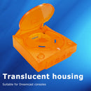 Plastic Shell for SEGA Dreamcast DC Retro Video Game Console Case (Orange) Newly
