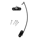 Aluminum Door Window Lock Children Security Car Cable Limit Lock (Black) Newly