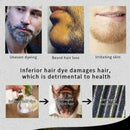 Men`s Beard Mustache Dye Tint Blackening Colour Shampoo T4V7