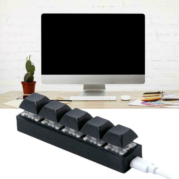 5 Keys Mini Mechanical Keyboard Programming Macro Keypad Keyboards Gaming Z4I3
