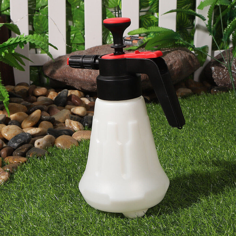 1.5L Handheld Car Wash Foam Sprayer with Atomizing Nozzle Manual Pressure