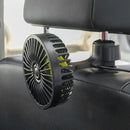 USB Car Fan for Back Seat Headrest 3 Speeds Summer Air Circulator Cooler