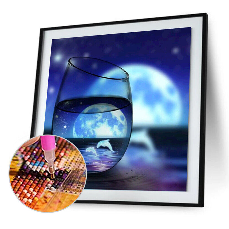 5D DIY Full Round Drill Diamond Painting Fantasy Cup Cross Stitch (jh391)