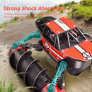 2.4GHz 4 Channels 4WD Amphibious RC Stunt Car Rotating Remote Control Vehic