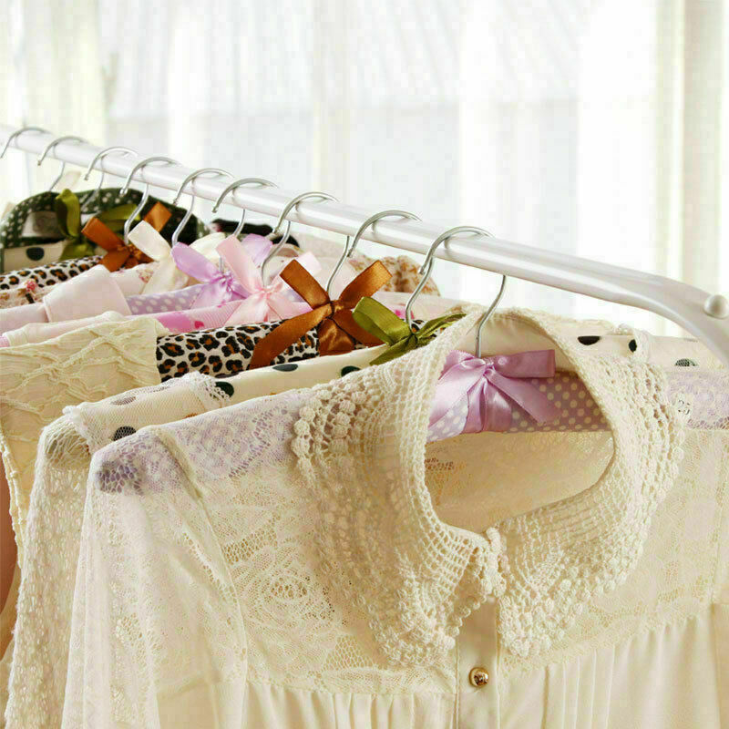 5X Soft Hook Wooden Sponge Padded Floral Coat Clothes Suit L0C0 T6M5 Shirt Y7W2