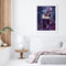 Purple Flower Girl Oil Paint By Numbers Kit DIY Acrylic Painting on Canvas