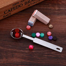 Stainless Steel Paint Wax Stamps Sealing Spoon Long Handle Wax Spoon Newly