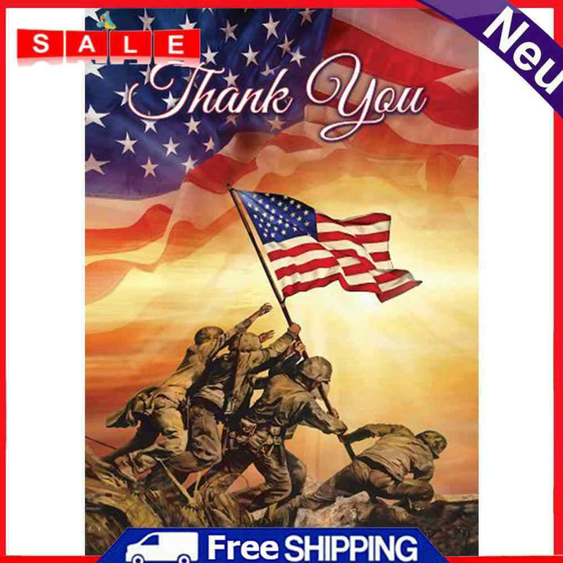 Diamond Painting Independence Day Full Round Drill Picture of Rhinestone Drawing